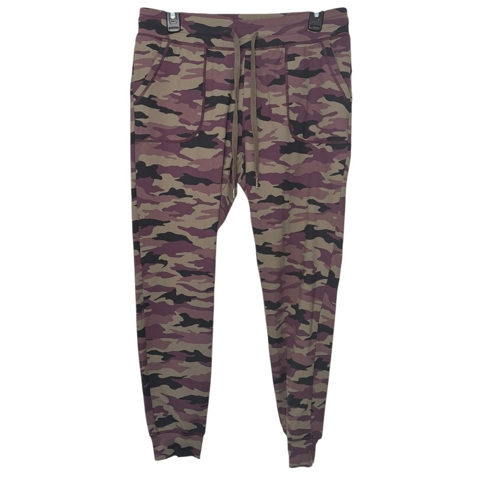 Zyia‎ Active Purple Camo Joggers Size Large Athleisure Casual